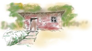 Grandma's outhouse/shed